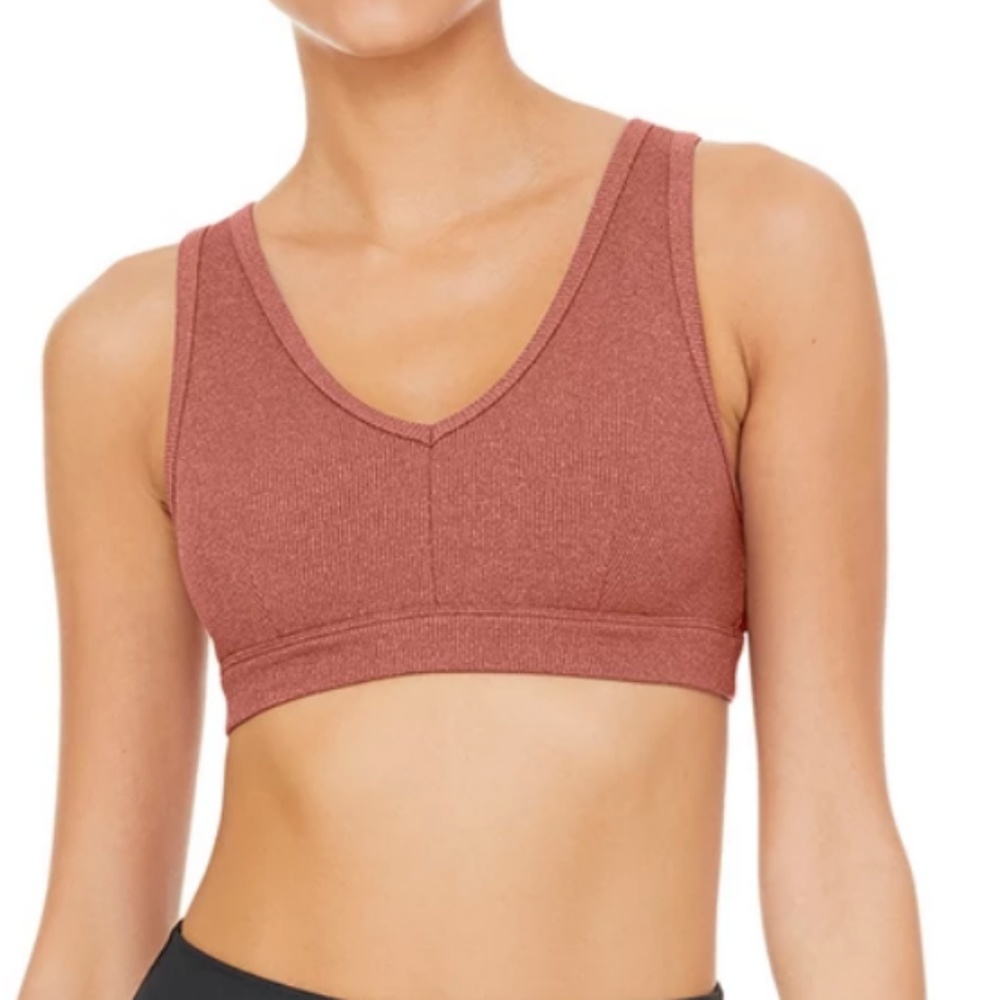 Alo Yoga TOGETHERNESS BRA in Rosewood